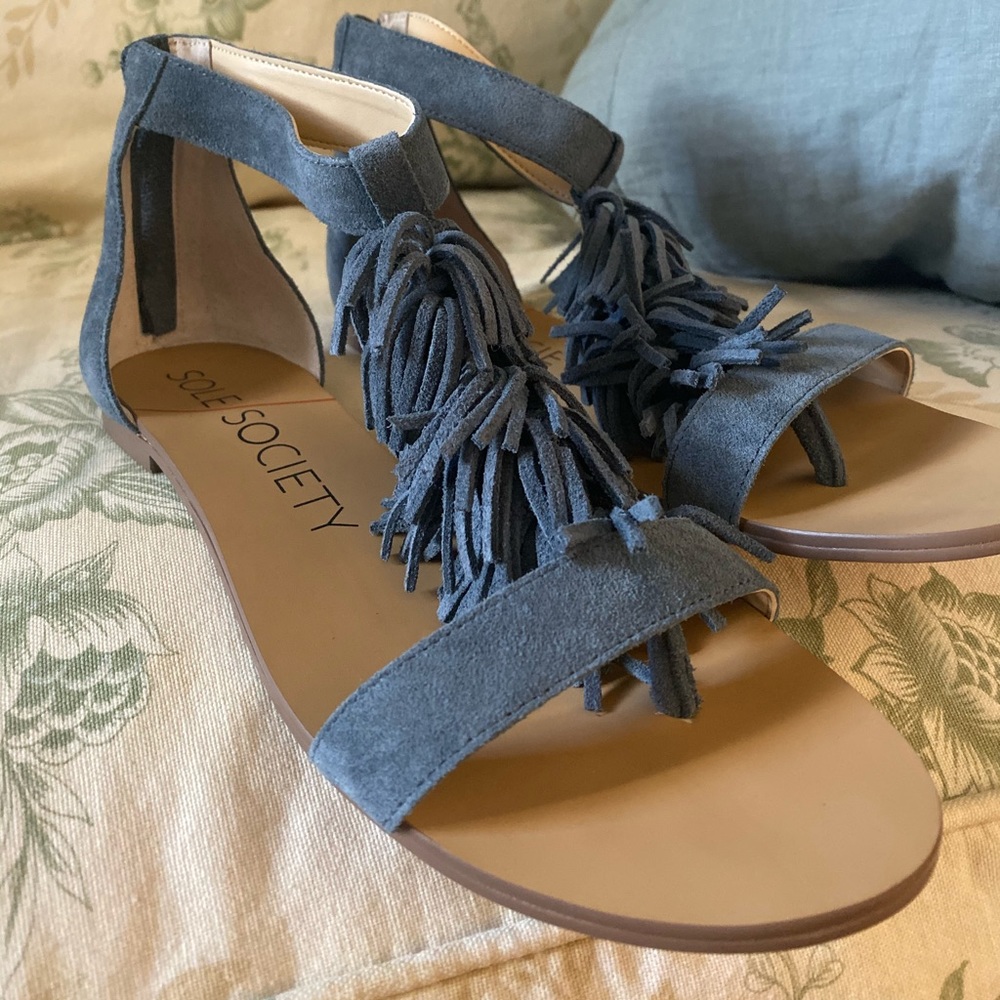 Sole Society Suede Sandals